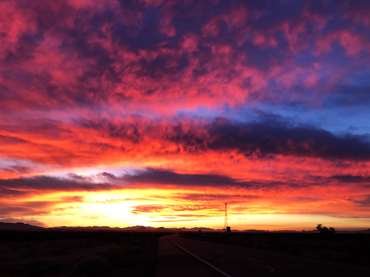 Ignited Clouds, Wellton, USA