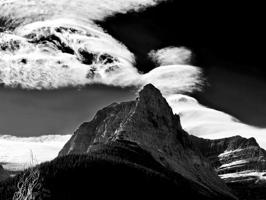 Billowing Clouds, West Glacier, USA